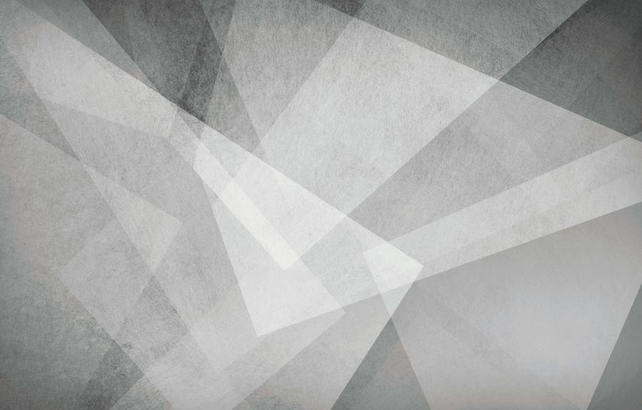 灰白简约几何背景墙